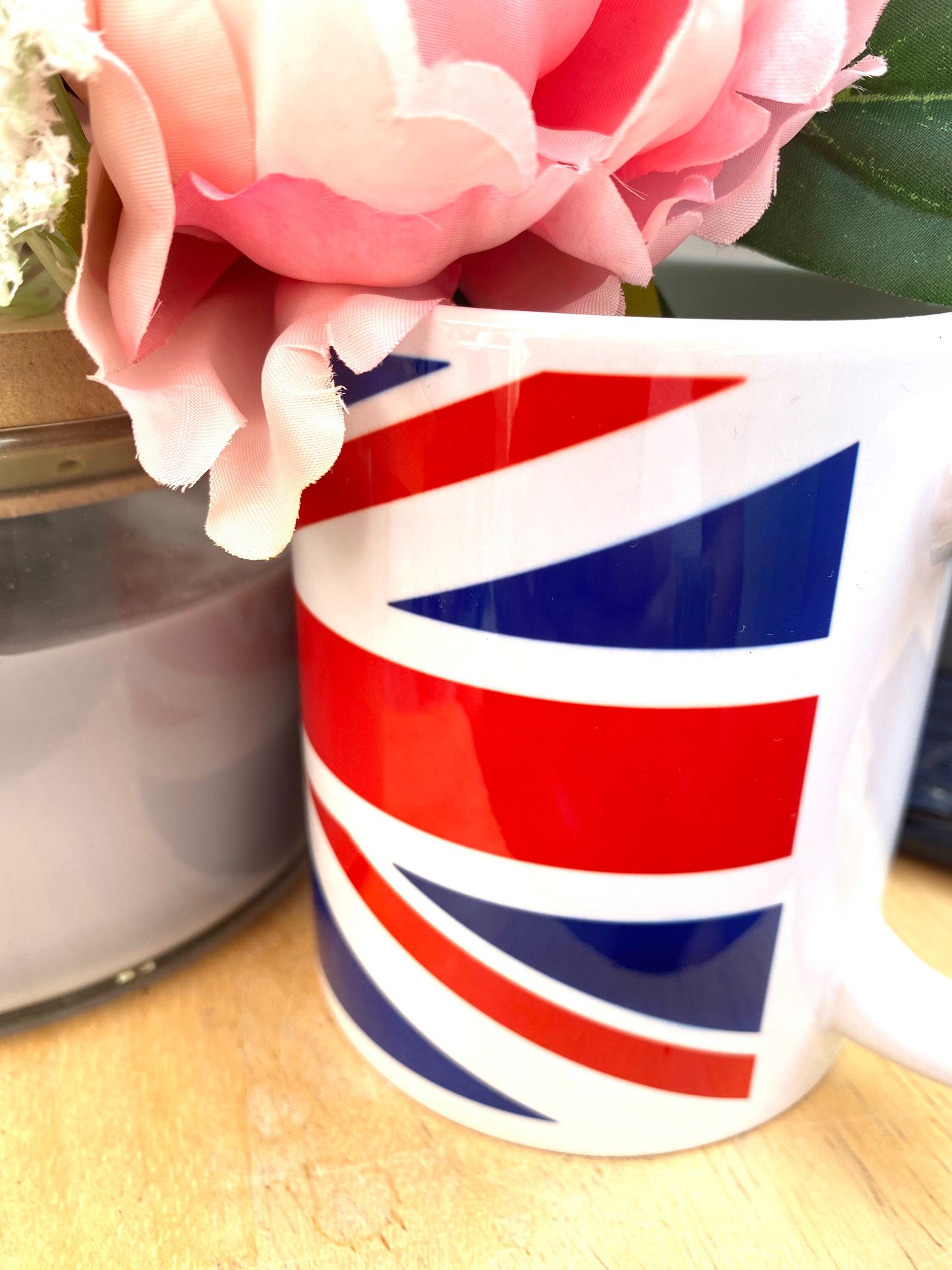 Personalised Union Jack mug