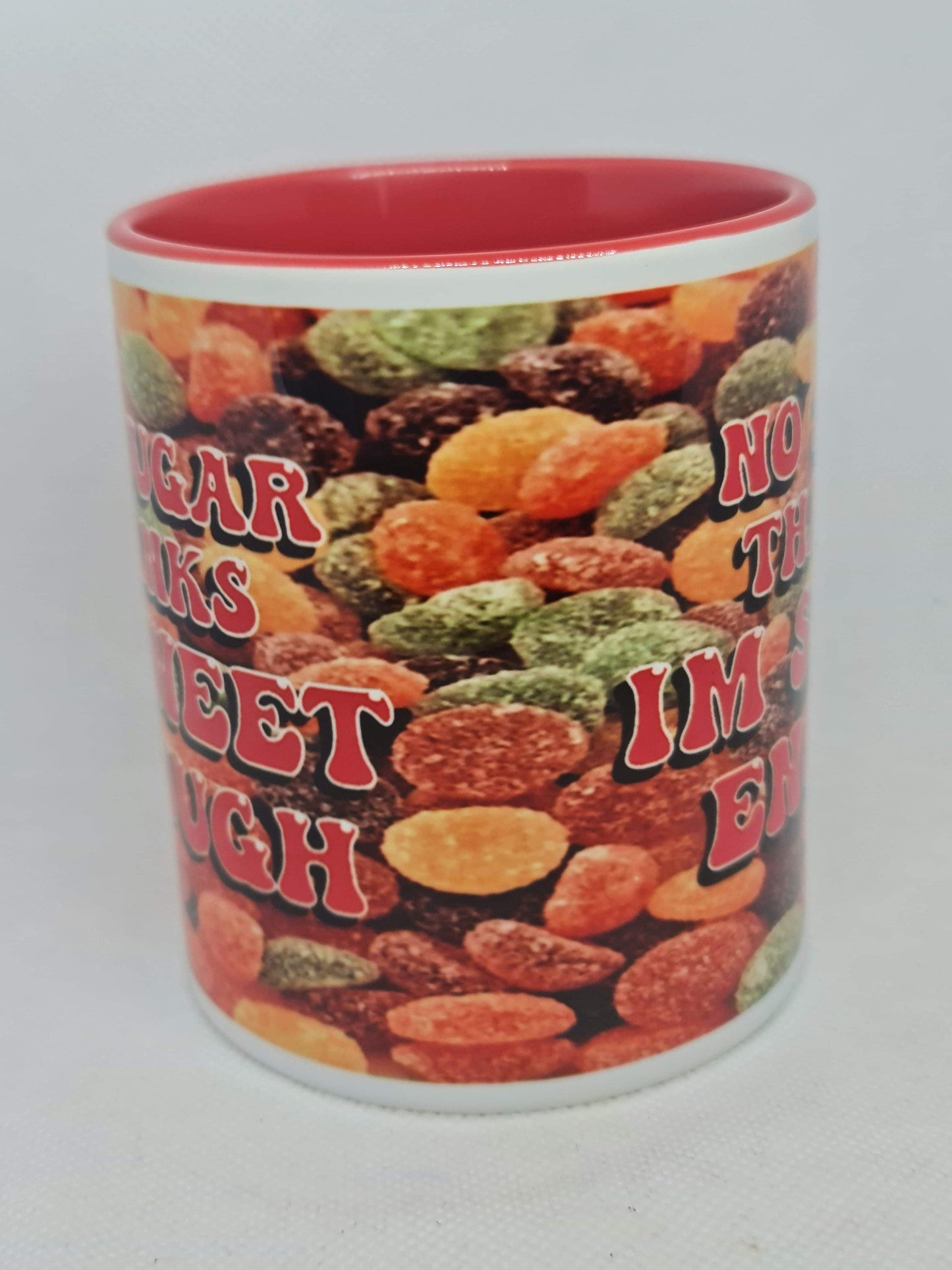 No sugar am sweet enough, retro sweet, jelly for mug