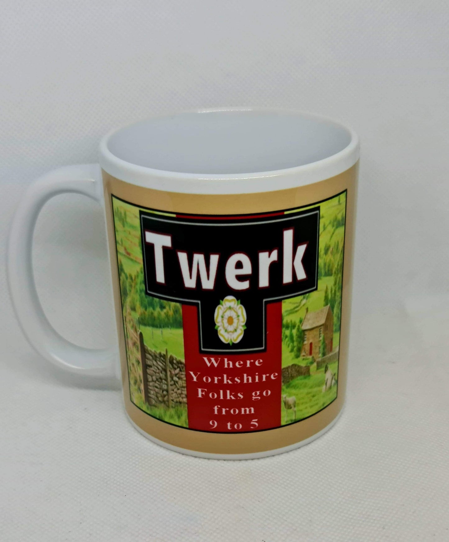 Twerk northern England funny mug