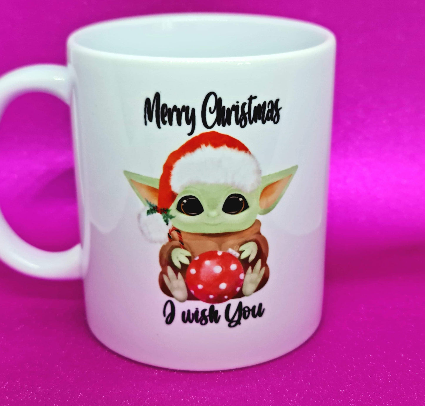 Yoda Christmas mug