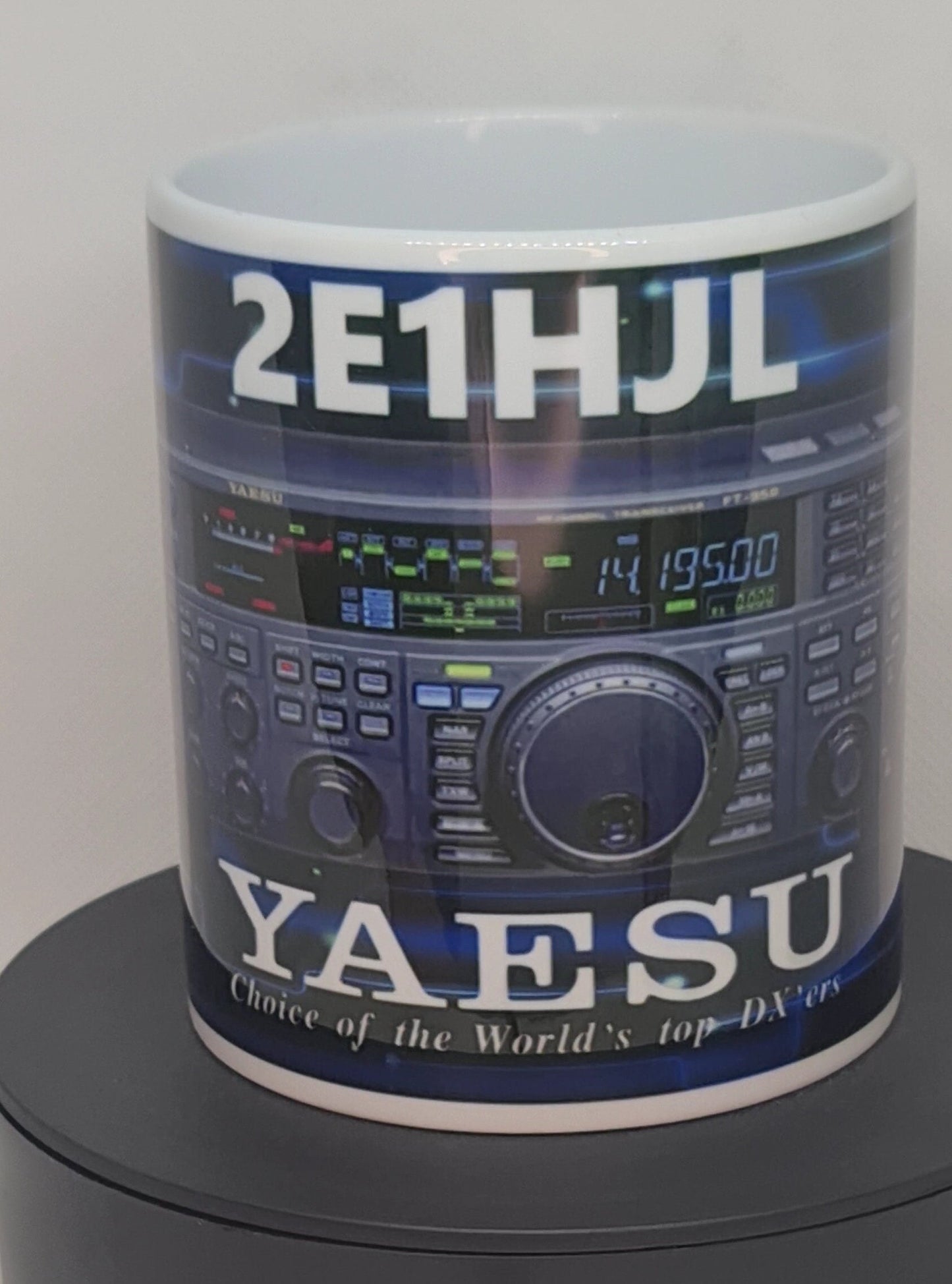 YAESU FT950 HF Amateur Radio Personalised Callsign Mug
