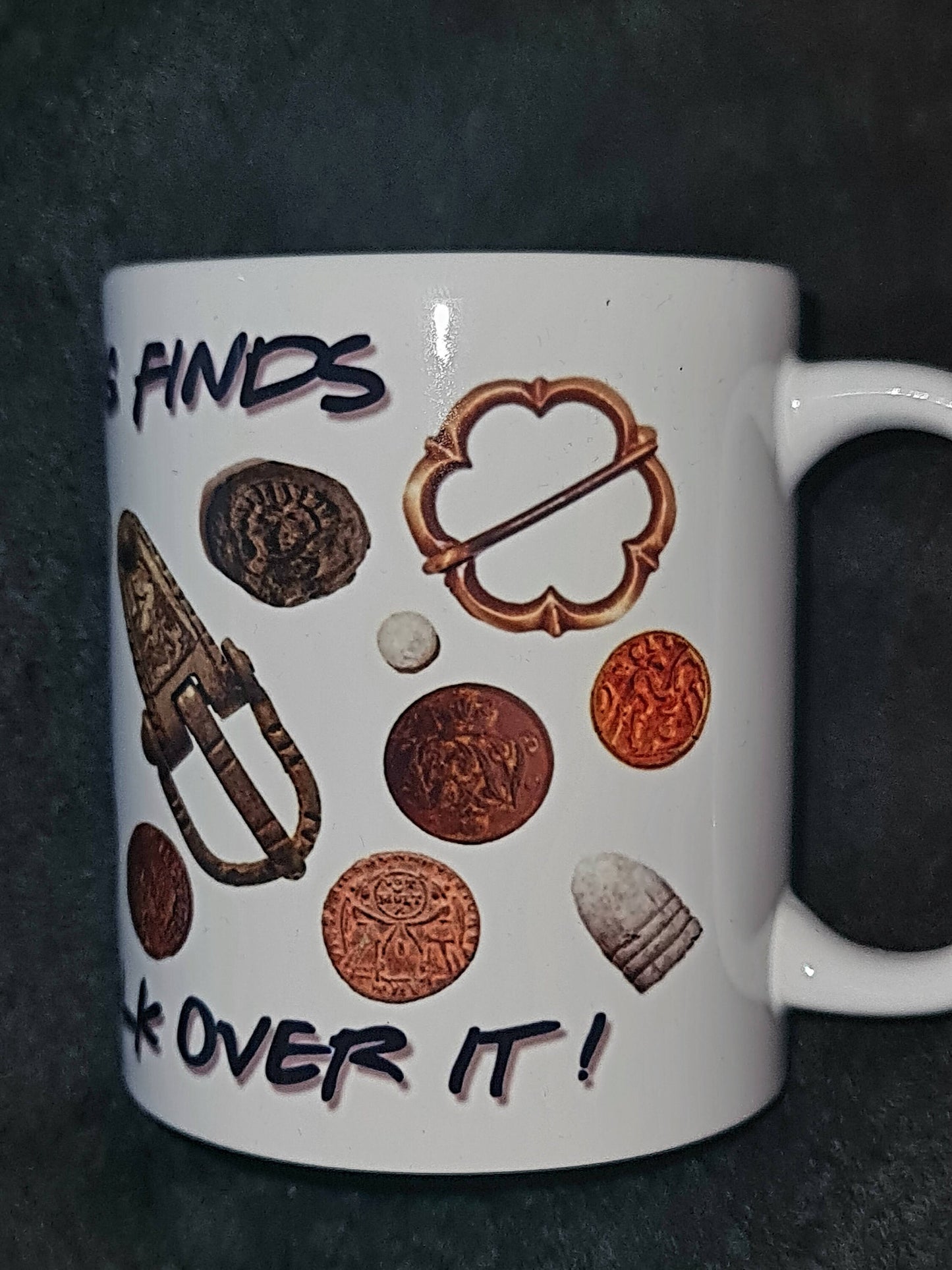 White Metal Detecting Finds Mug