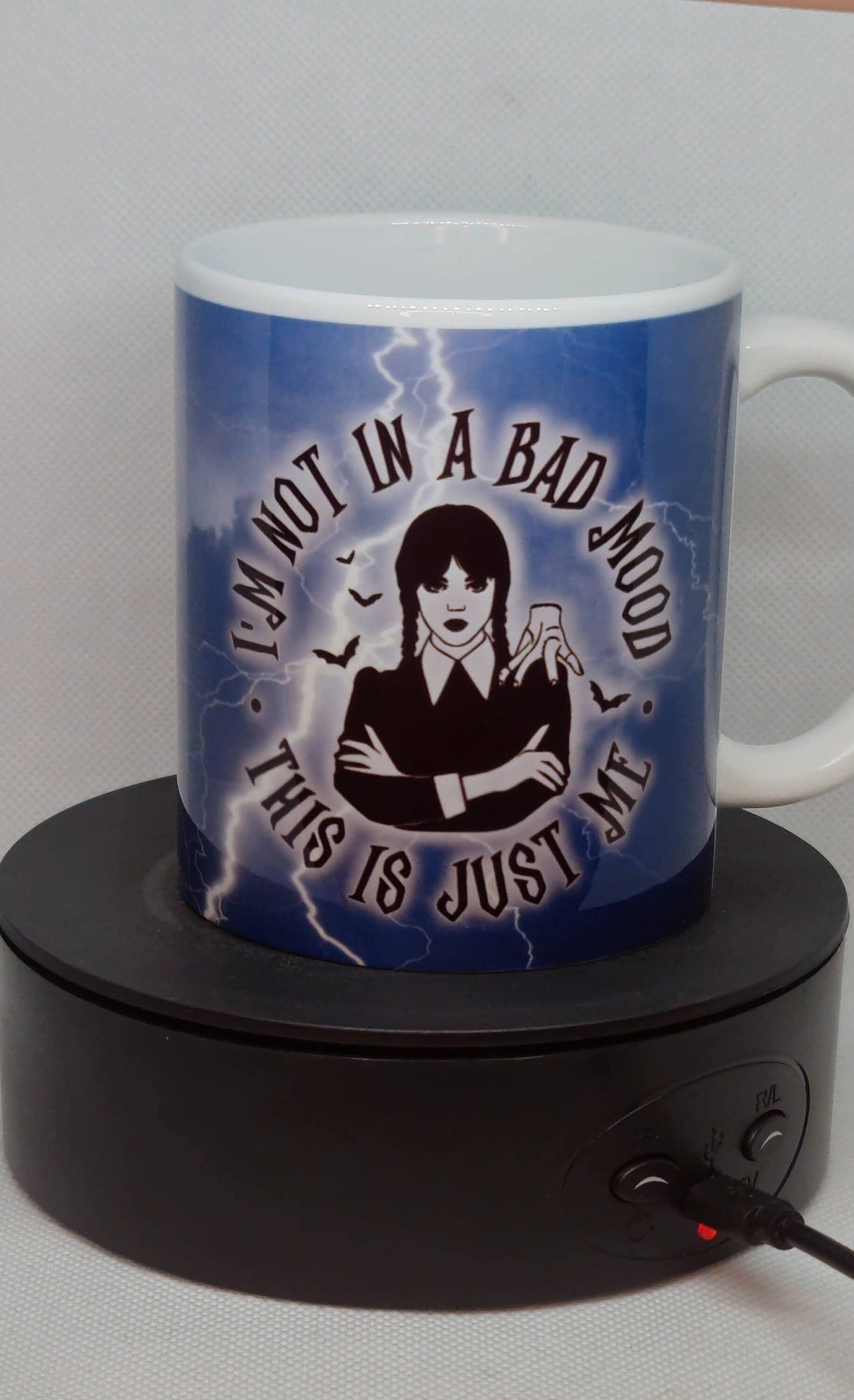 Wednesday Addams Bad Mood Fan Mug