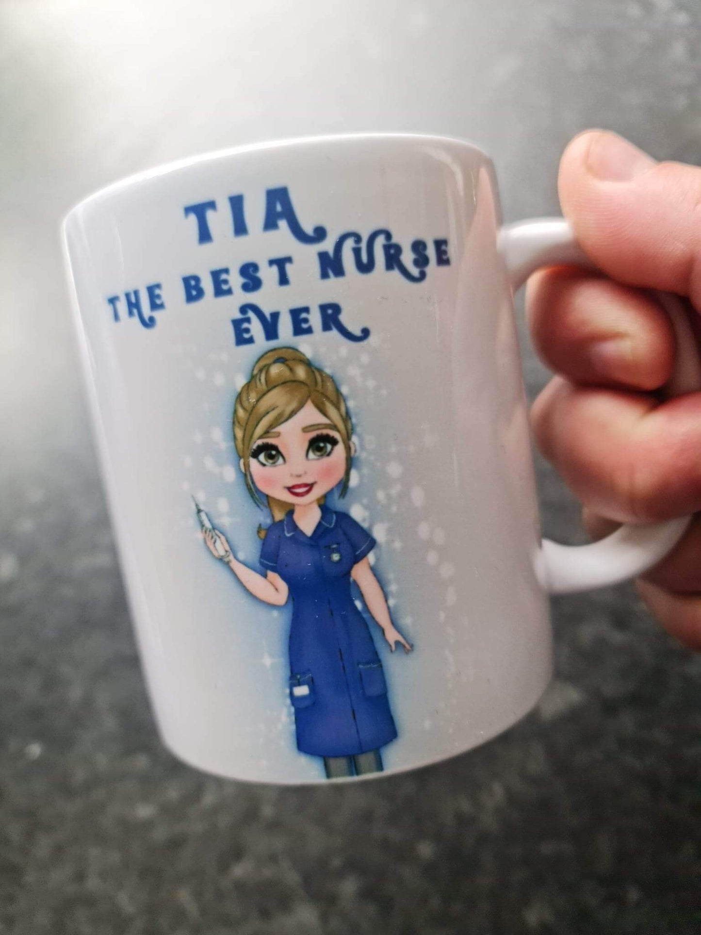 Personalised nurse cup