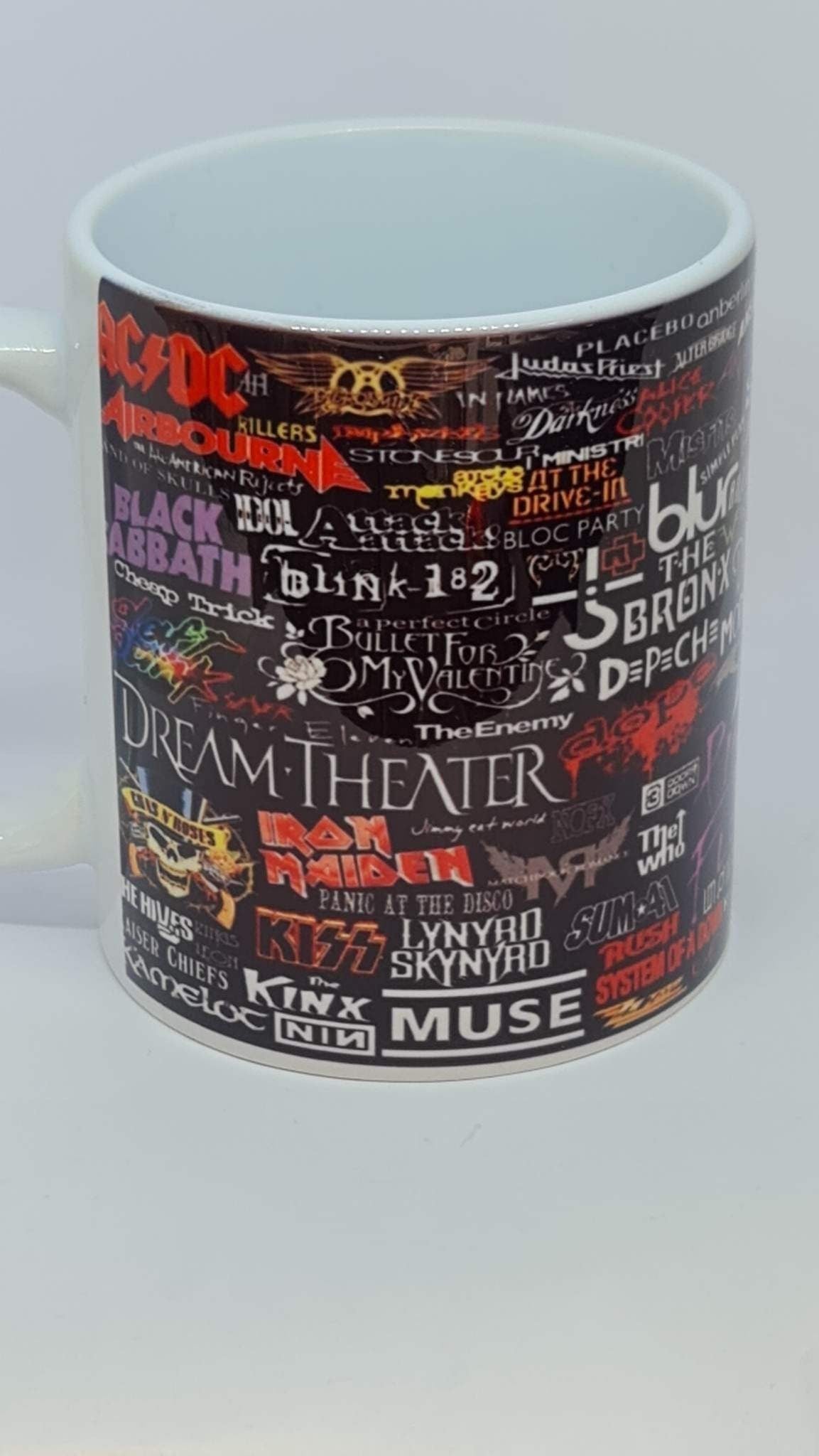 Heavy metal rockstars band mug