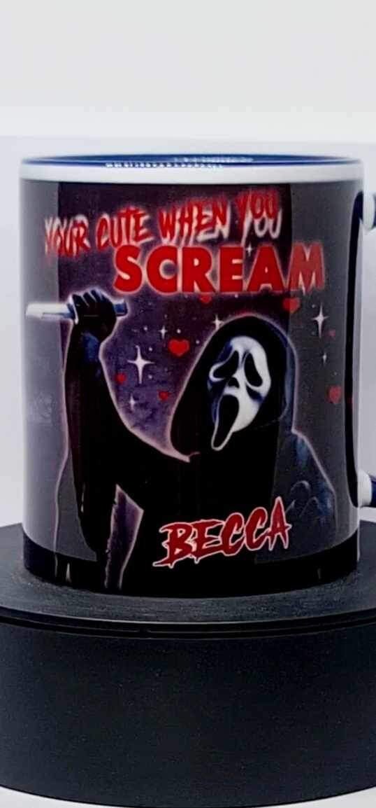 Personalised Scream mug