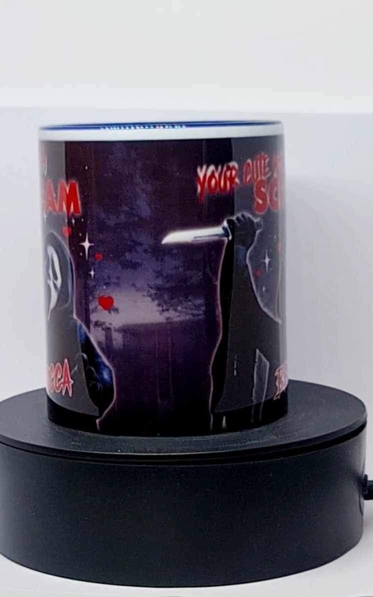 Personalised Scream mug