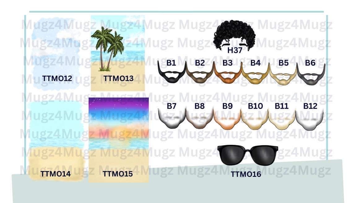 Personalised men’s luggage tags
