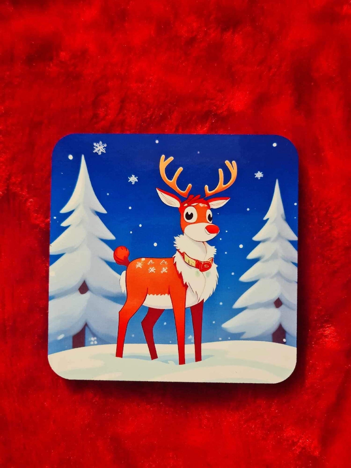 Set of 4 Christmas coasters