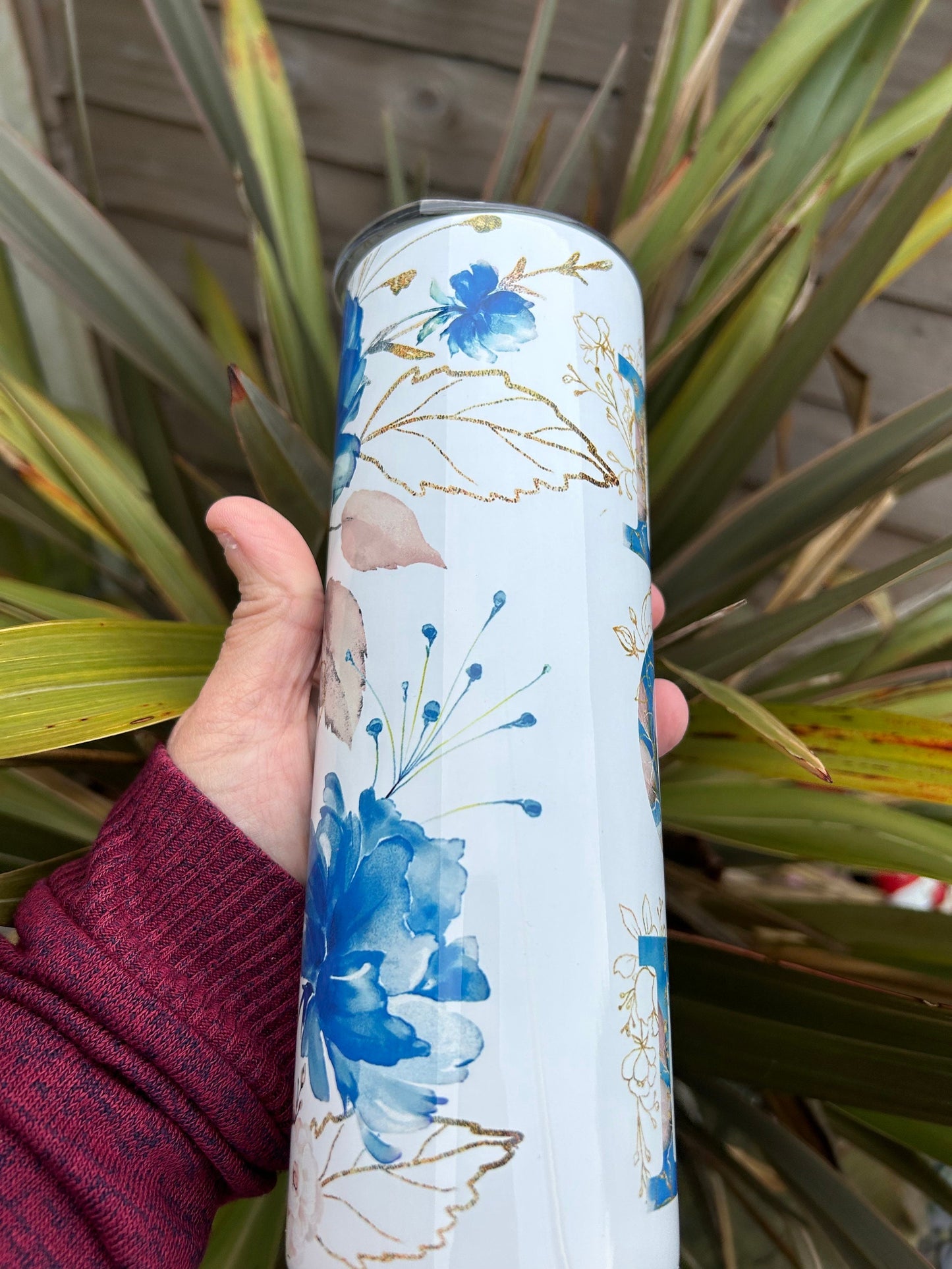 20oz MOM tumbler and straw