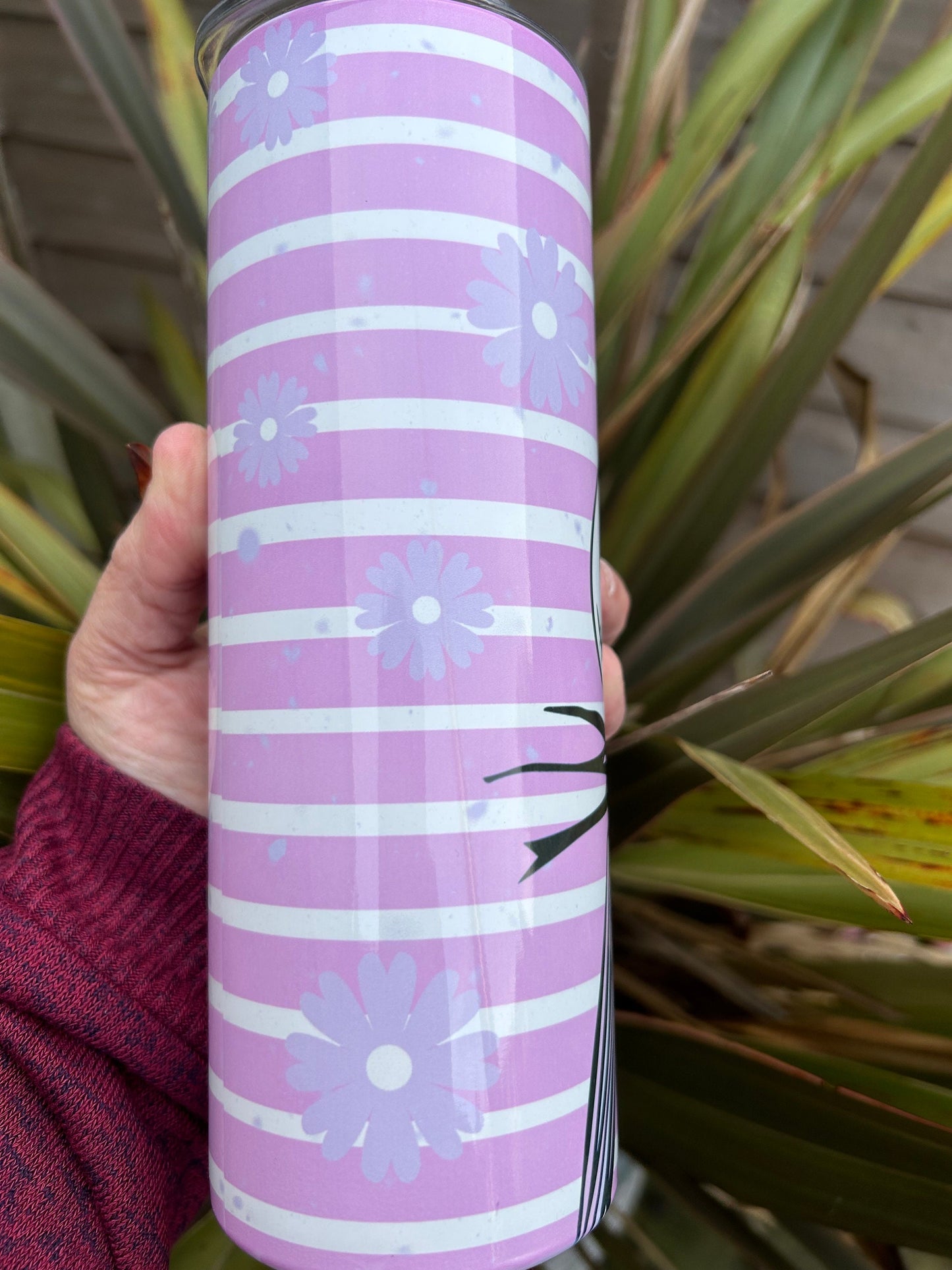 20oz Starbucks rabbit style tumbler and straw