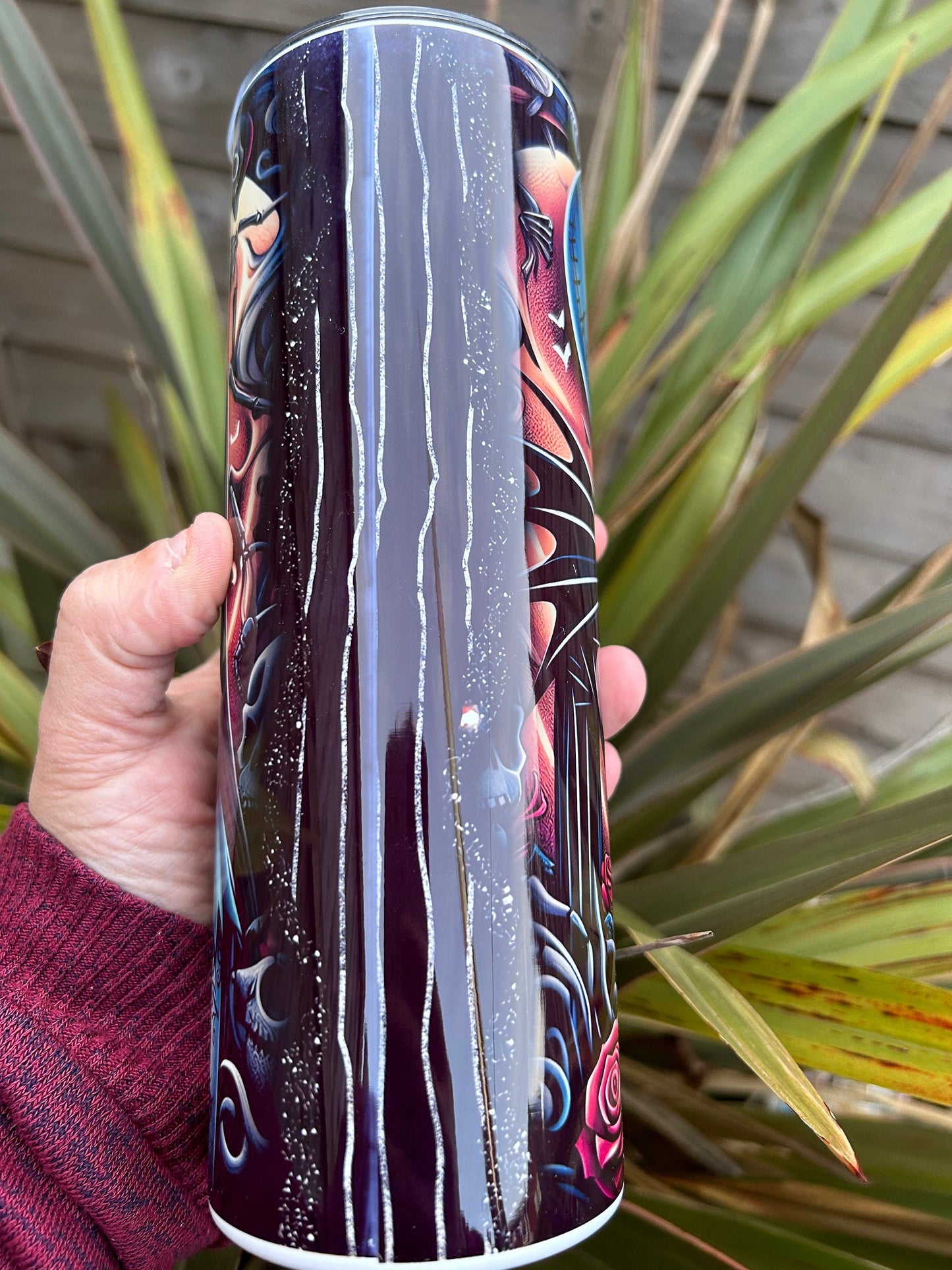 20oz Jack & Sally tumbler and straw