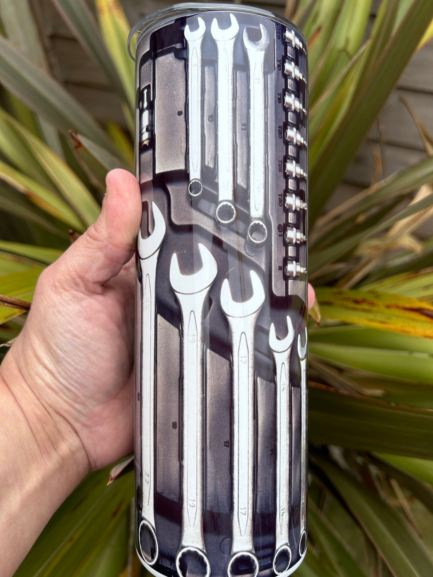 20oz Spanner kit style tumbler and straw