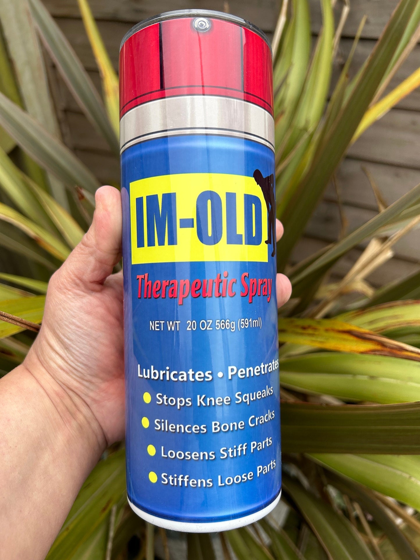20oz Im old spray can tumbler and straw