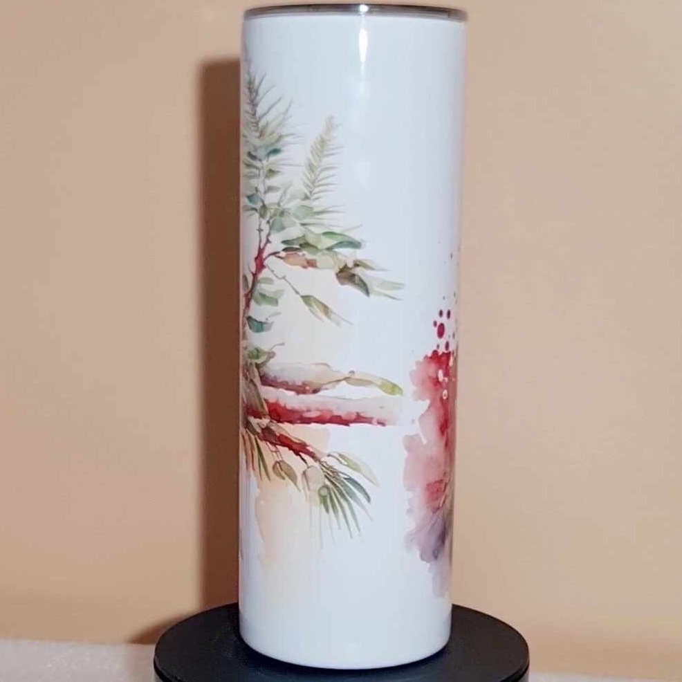 20oz Red Panda tumbler and straw
