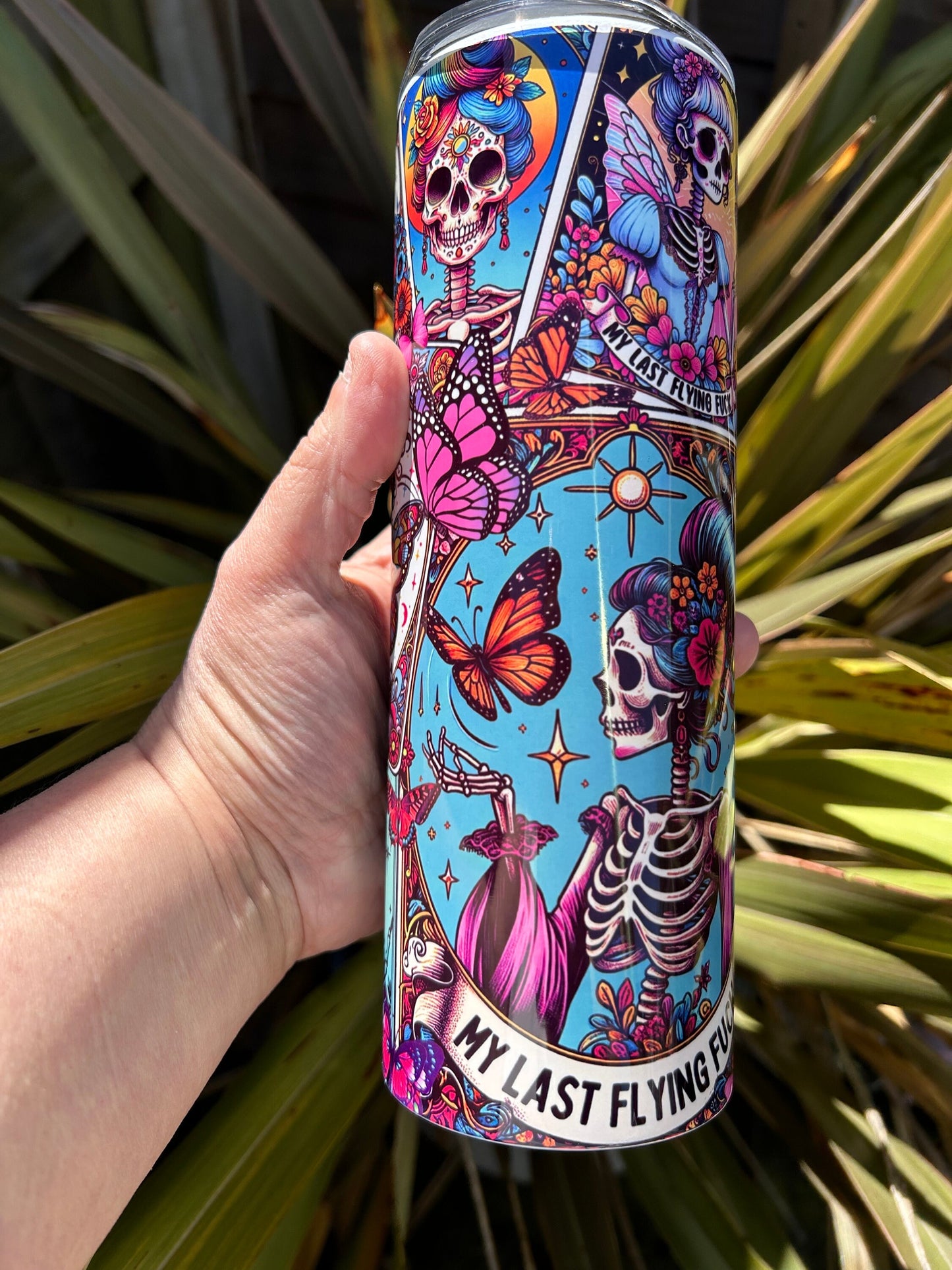 20oz My last flying f*ck tumbler and straw