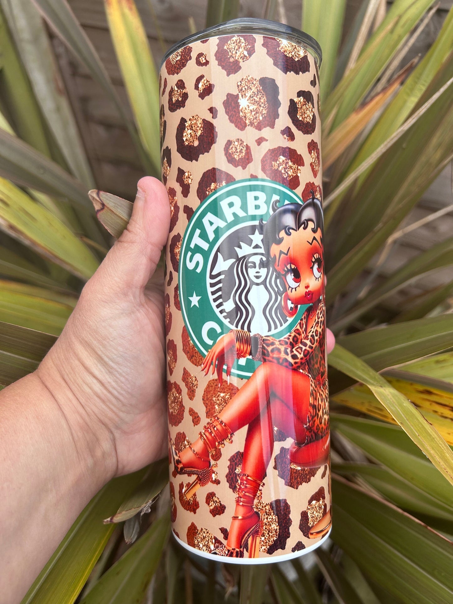 20oz cartoon icon tumbler and straw