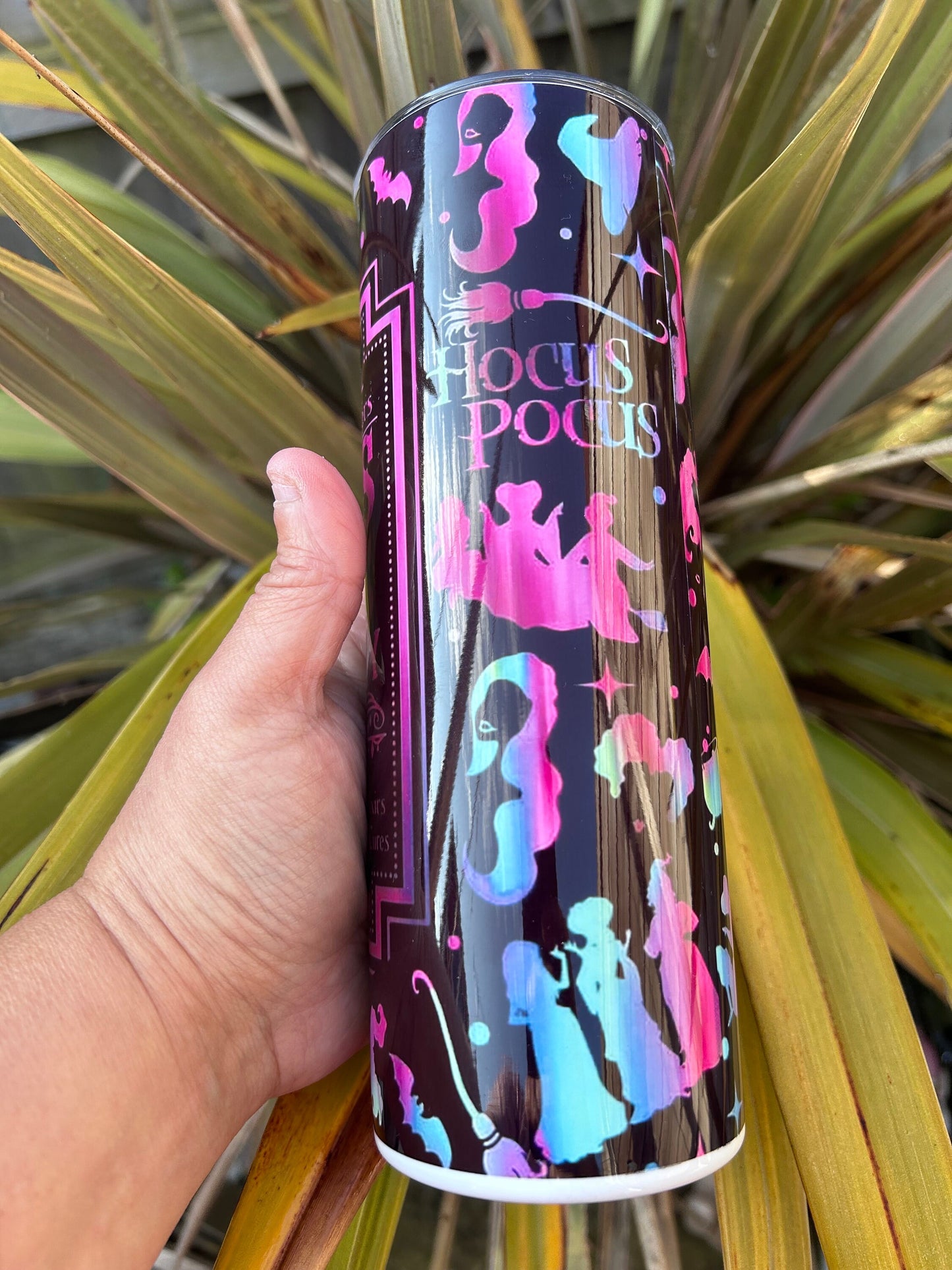 20oz hocus pocus style tumbler and straw