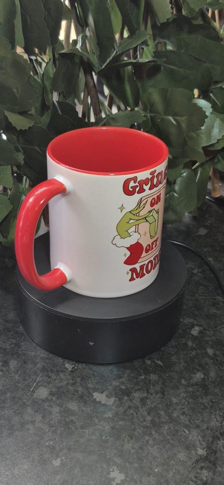11oz Grinch Mode mug