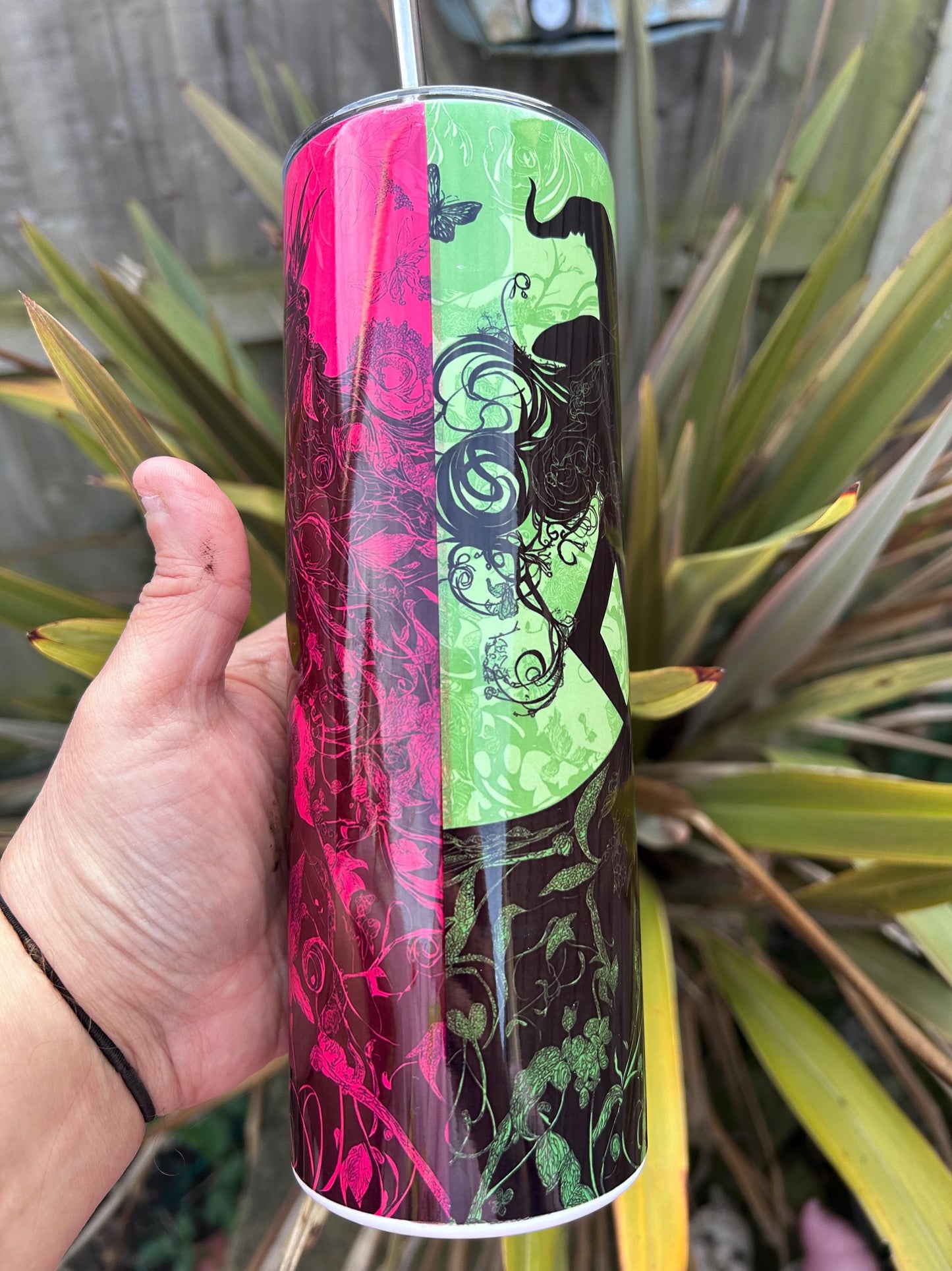 20oz Wicked Tumbler and straw