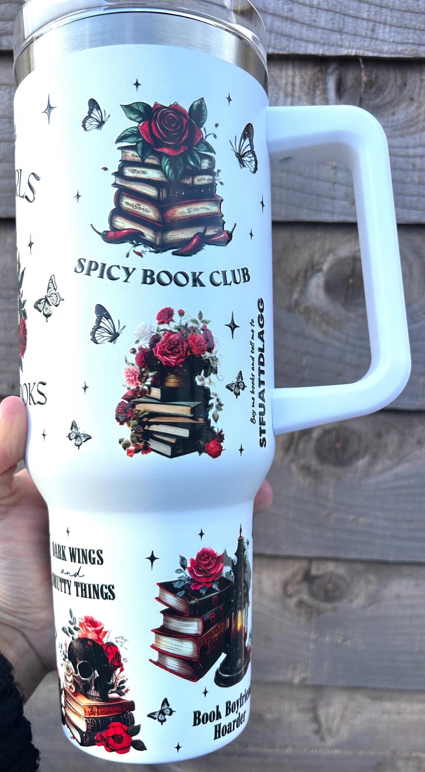 40oz Book tumbler