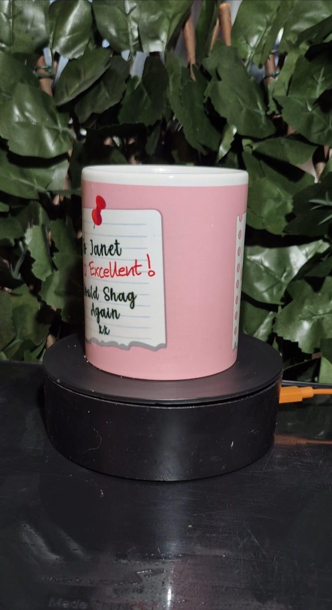 Personalised, valentines, partner, adult humour mug