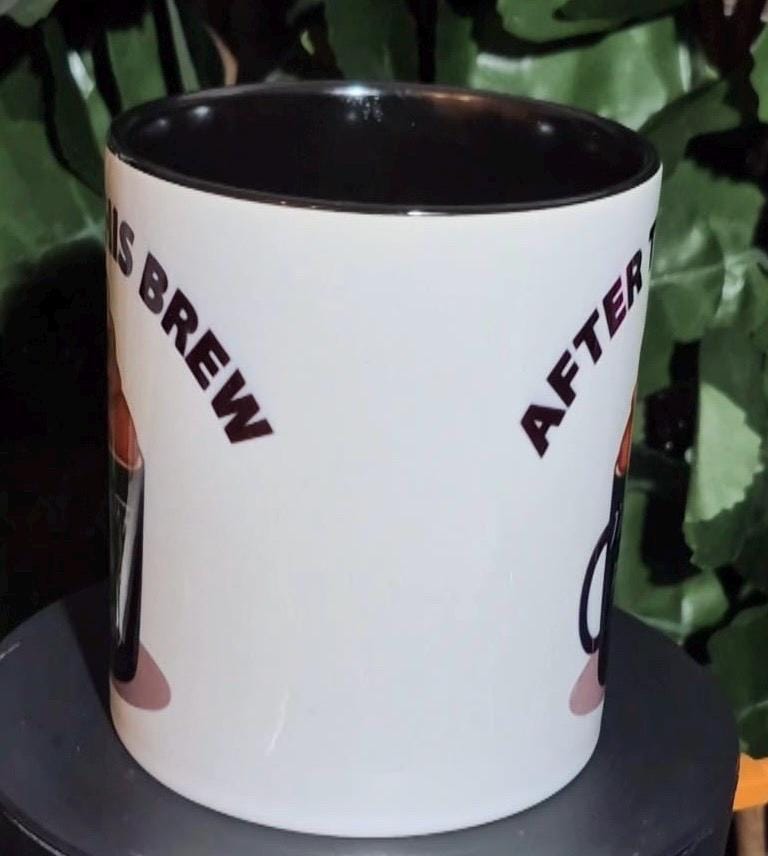11oz “After this brew am of for a poo” Yorkshire Gift Mug