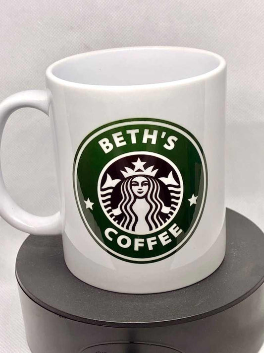 Personalised Starbucks coffee mug