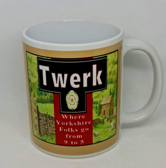 Twerk northern England funny mug