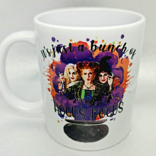 Hocus pocus, witches, Halloween mug