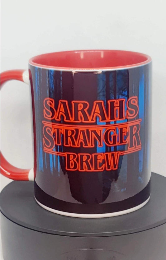 Personalised stranger brew mug
