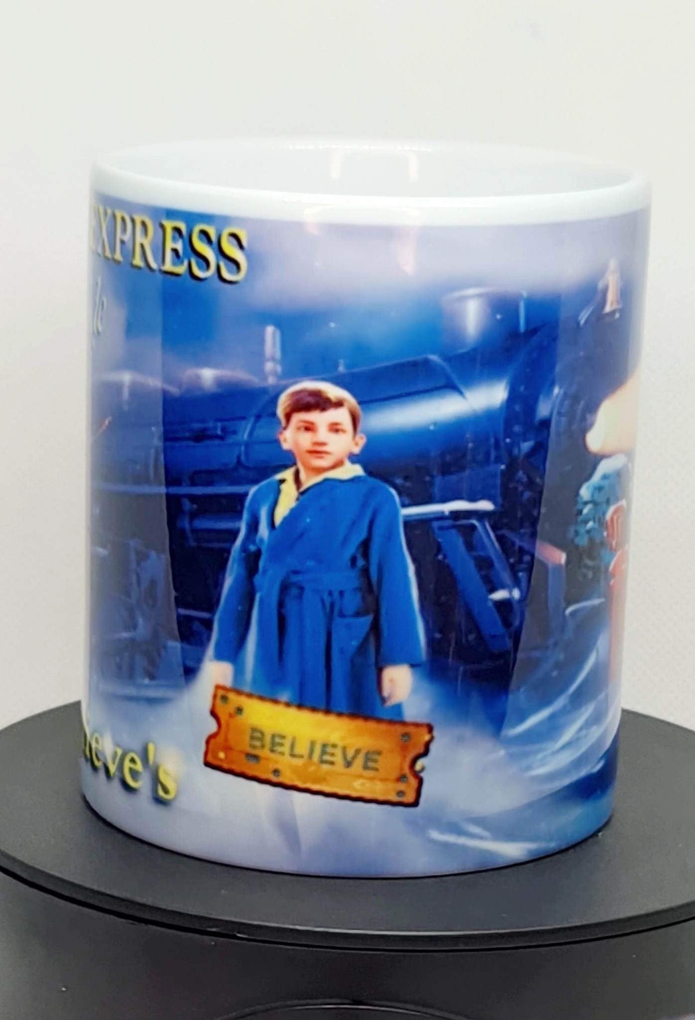 Polar express “I believe” mug