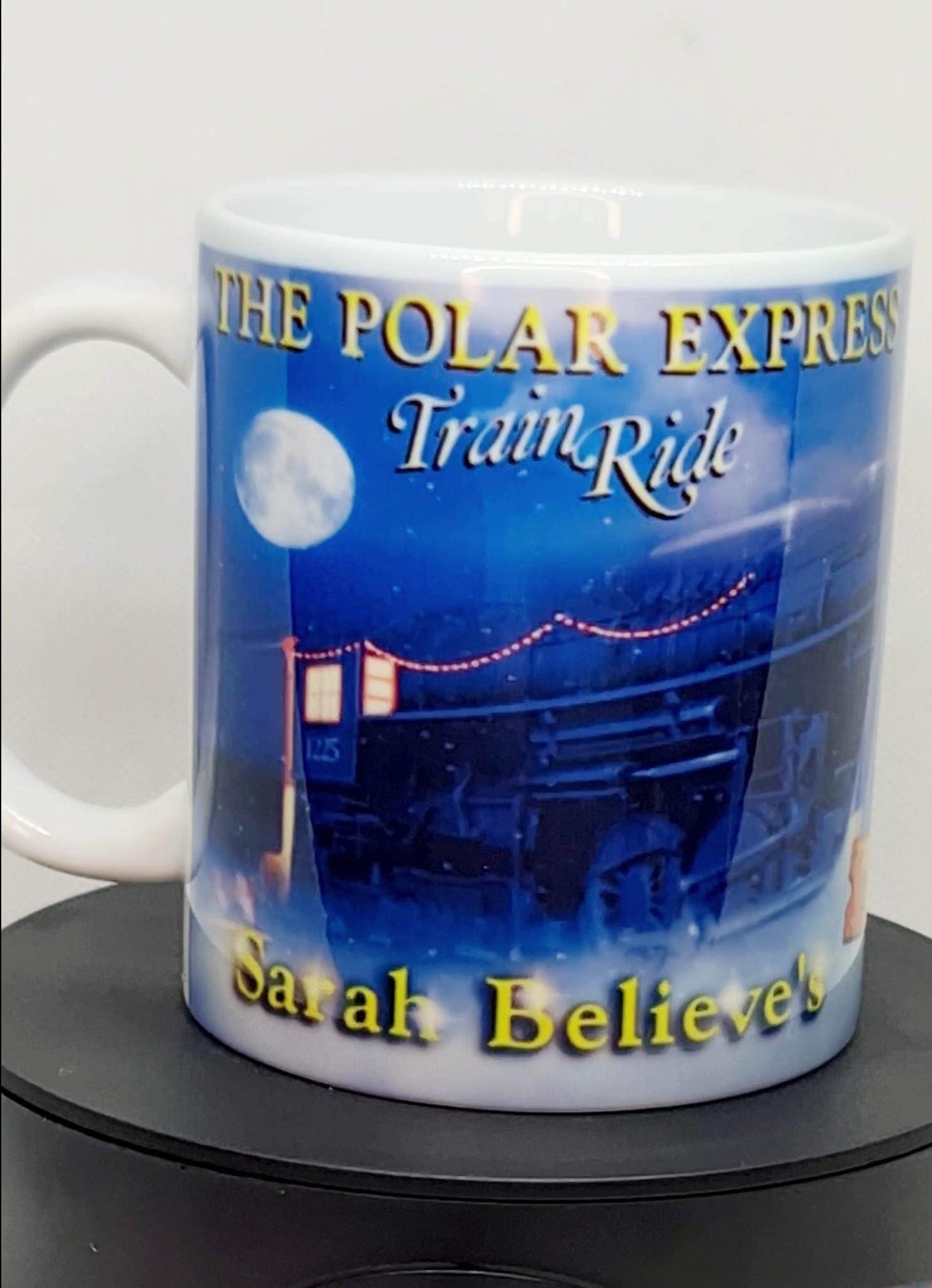 Polar express “I believe” mug