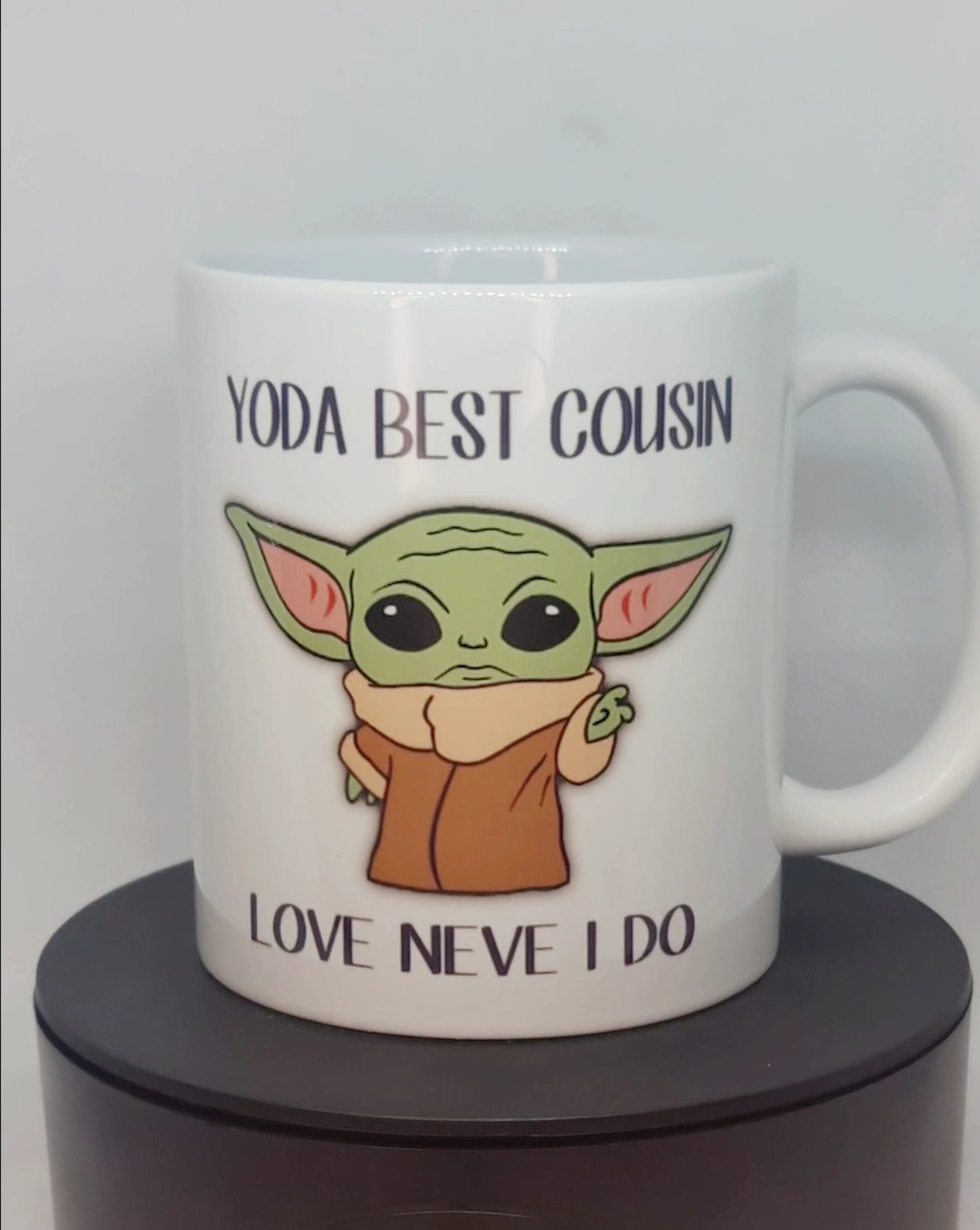 Personalised baby yoda mug