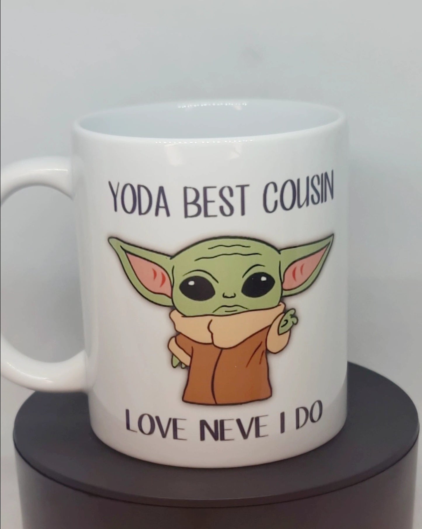Personalised baby yoda mug