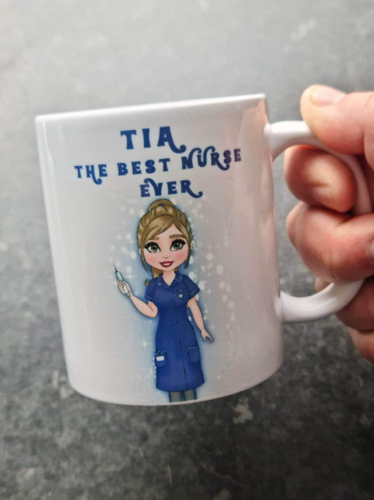 Personalised nurse cup