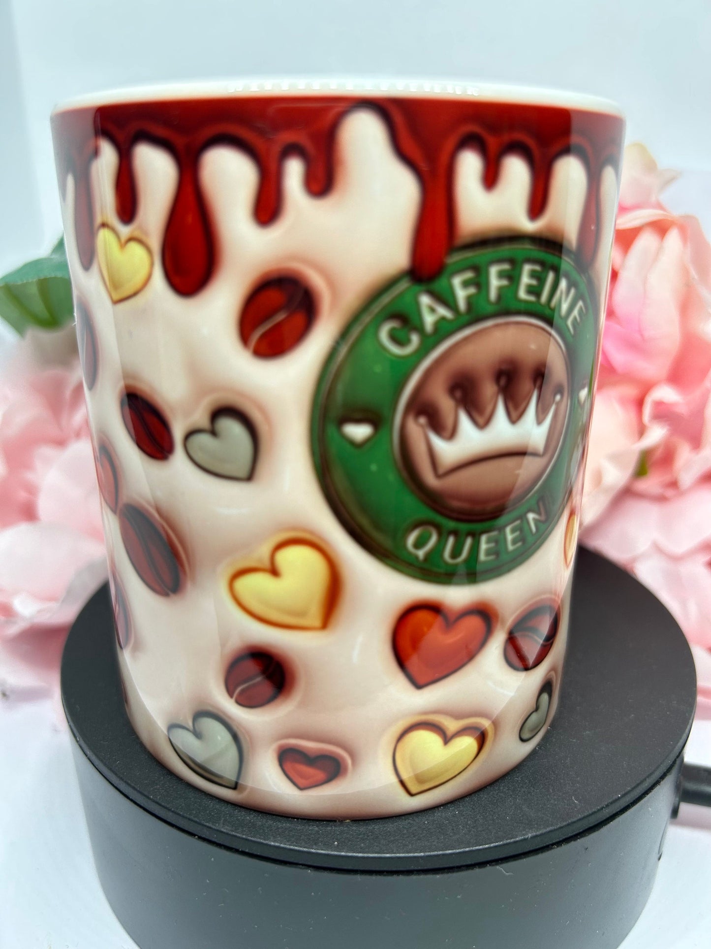 Caffeine queen 3D design mug