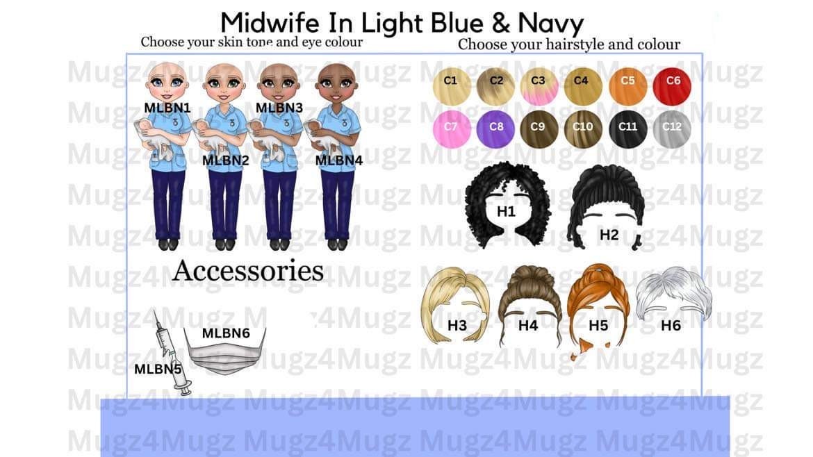 Personalised nurse coffee mug