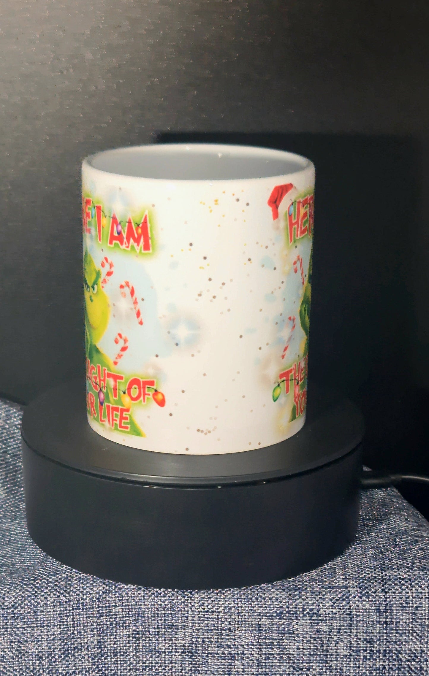 The light of my life Grinch Mug
