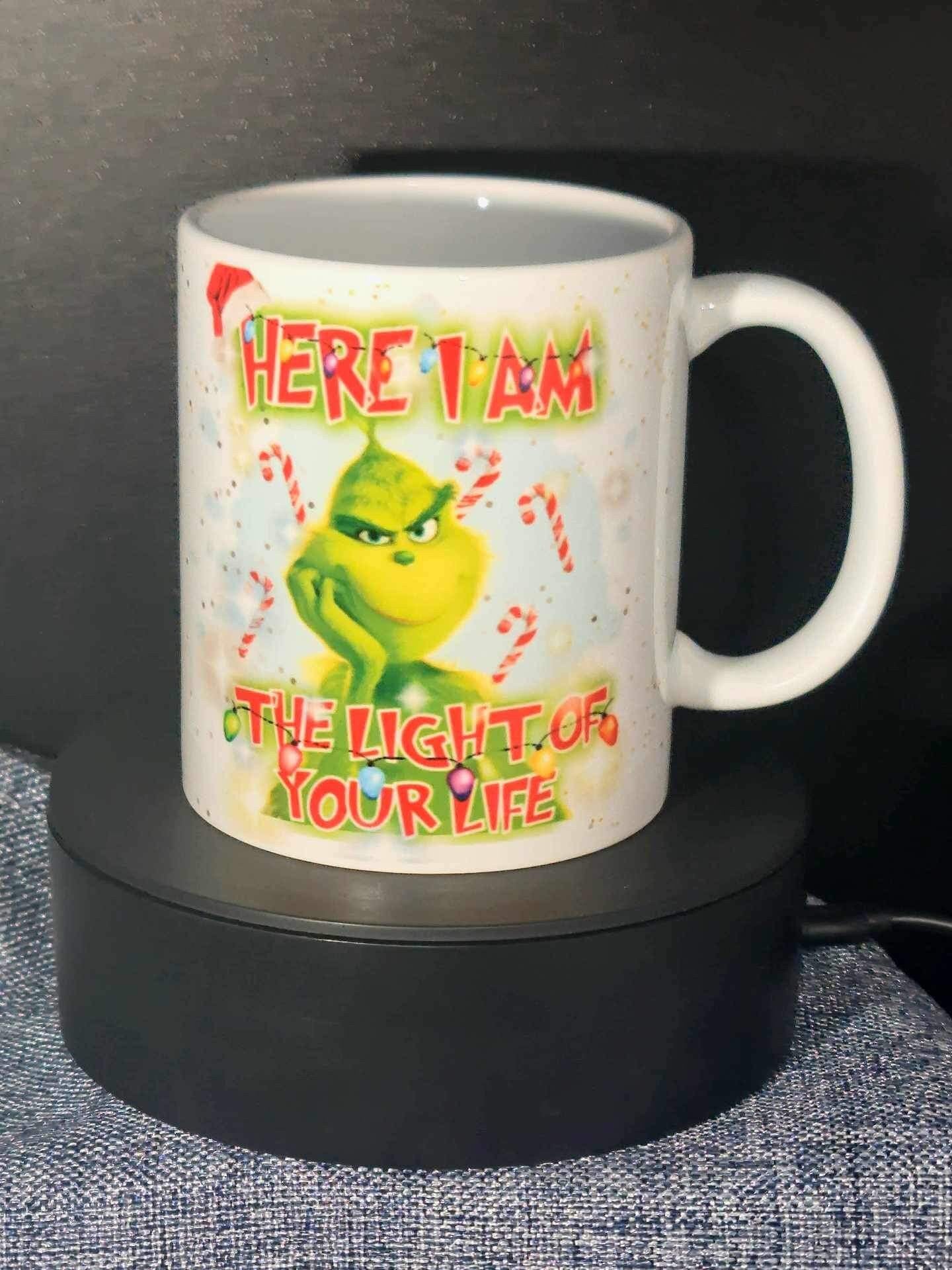 Grinch light of my life 11oz mug