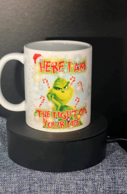 Grinch light of my life 11oz mug