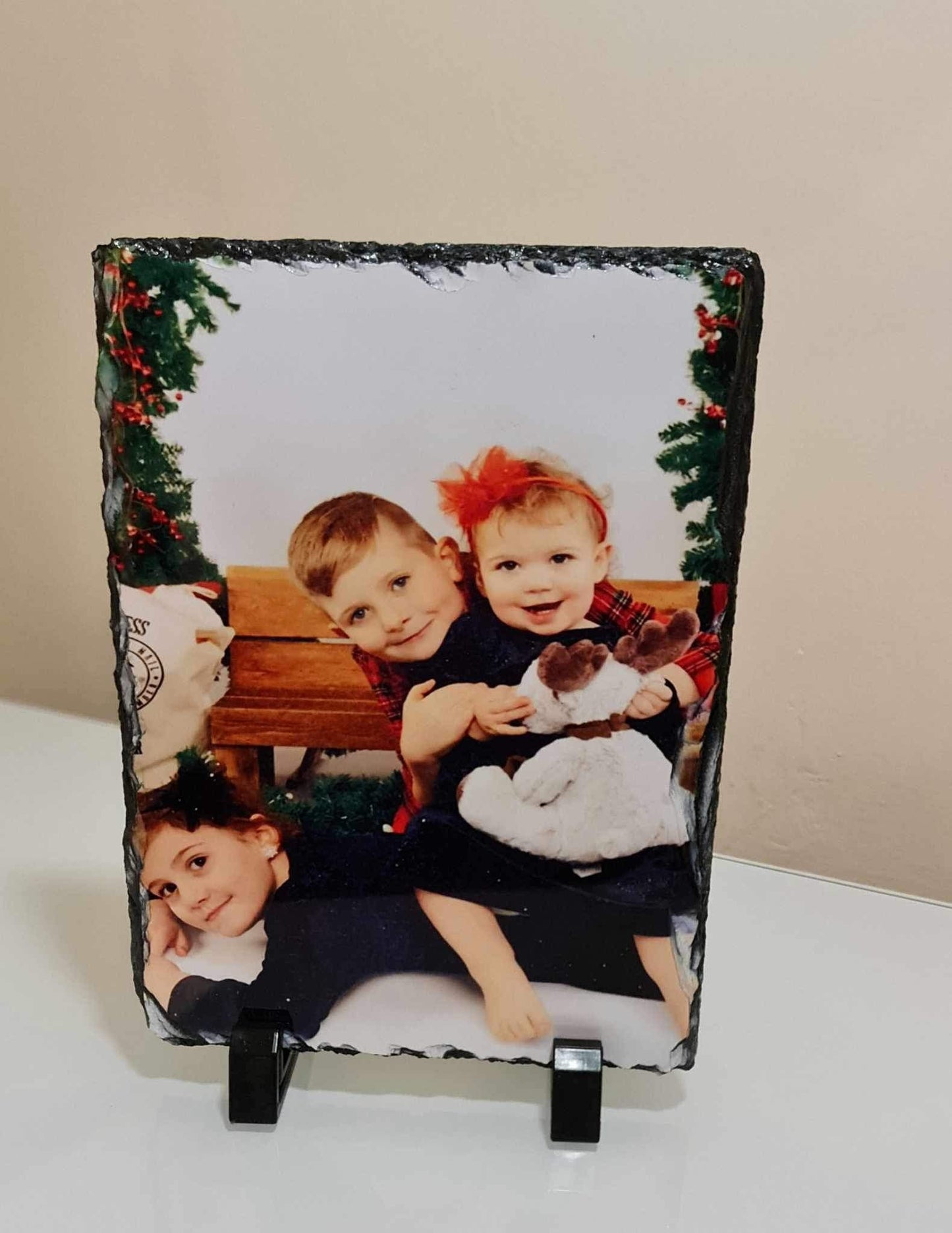 Personalised rock slate picture