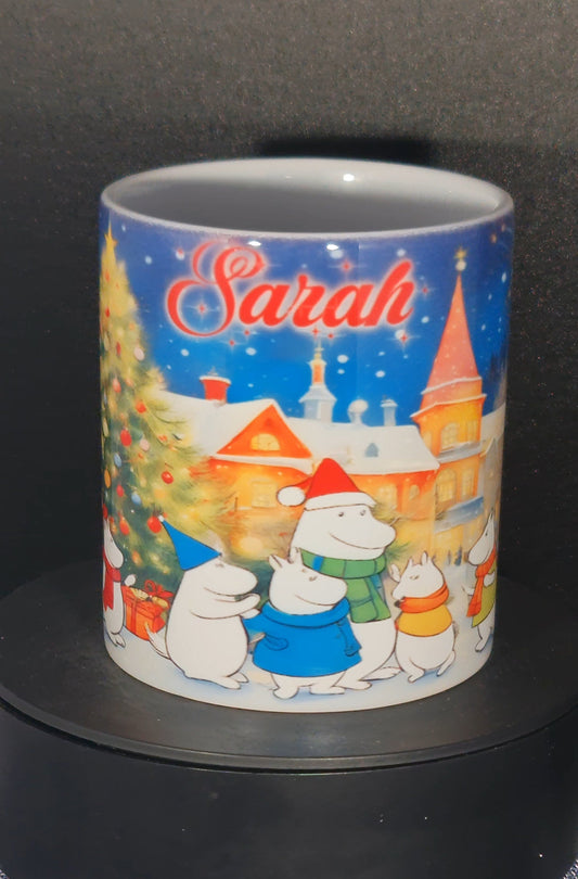 Christmas Moomins personalised 11oz mug