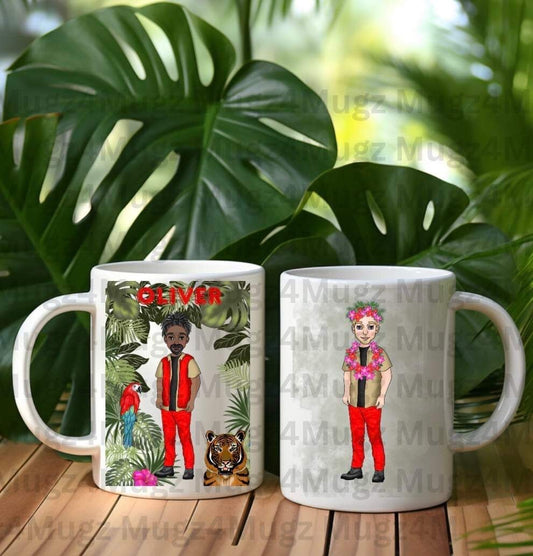 Personalised jungle cup