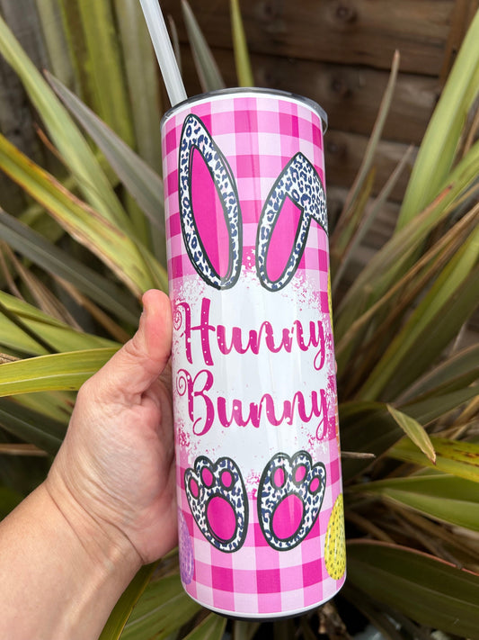 20oz hunny bunny tumbler and straw