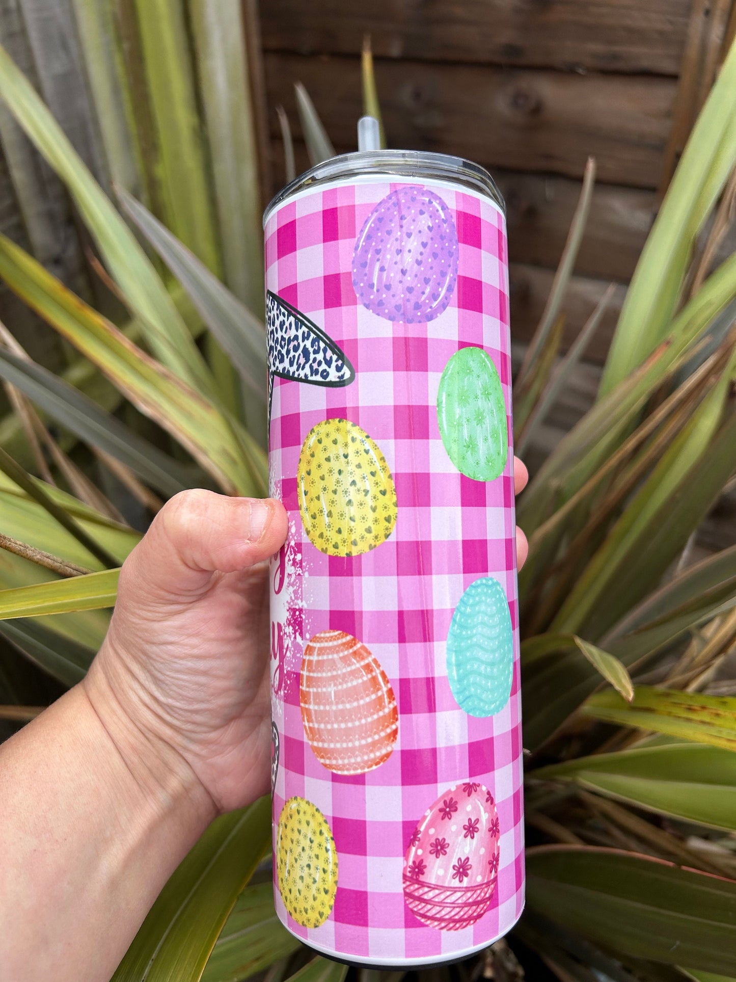 20oz hunny bunny tumbler and straw
