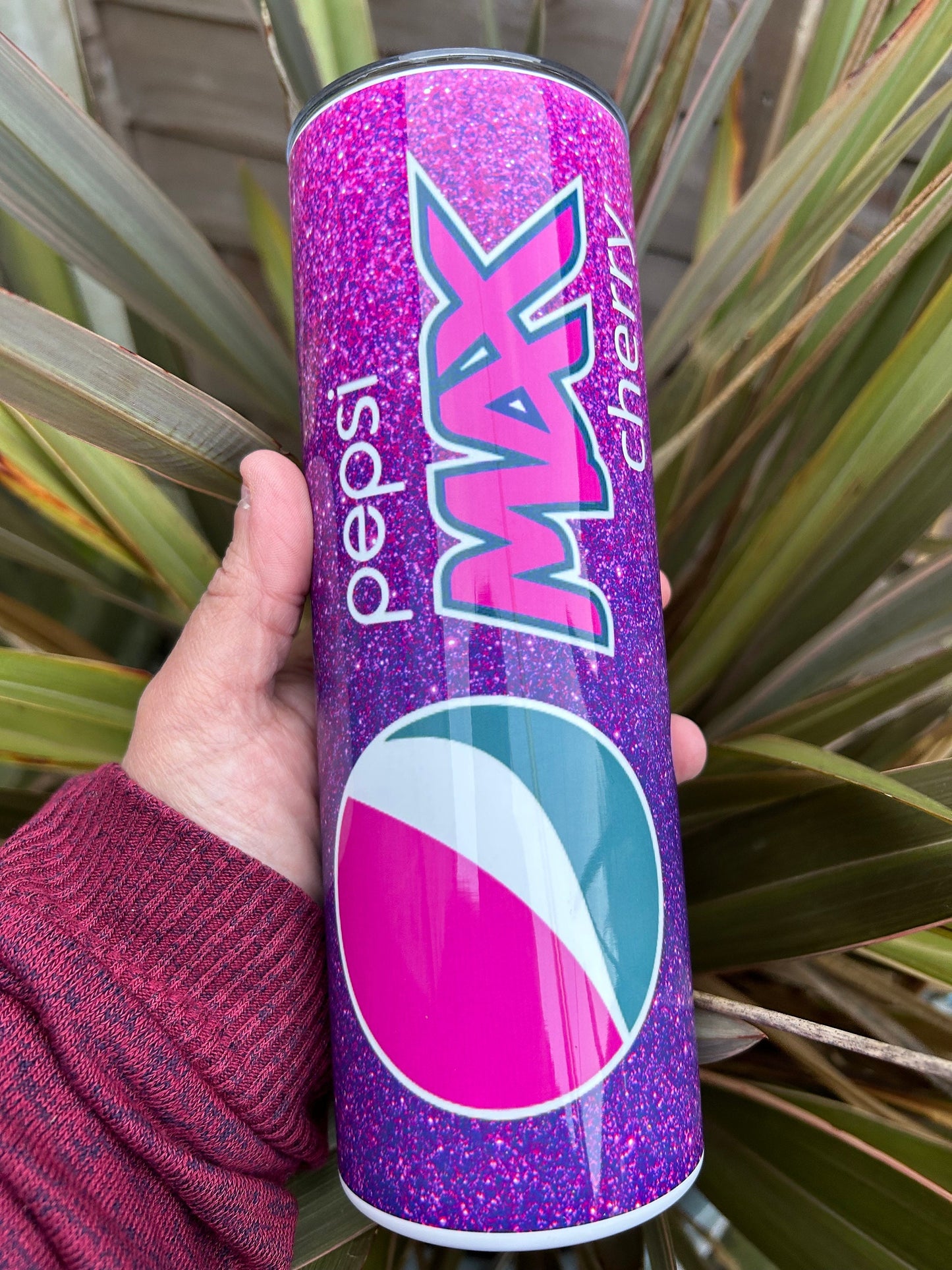 20oz Pepsi Max  tumbler and straw