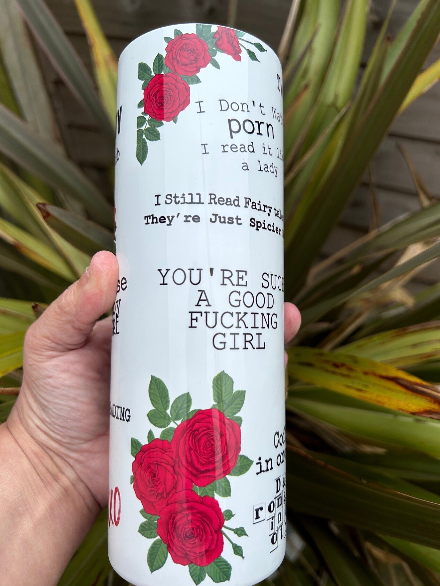 20oz Sexual  Adult book tumbler and straw