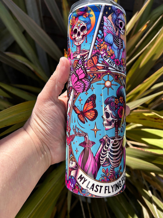 20oz My last flying f*ck tumbler and straw
