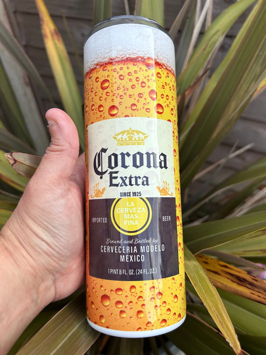 20oz Corona Extra tumbler and straw